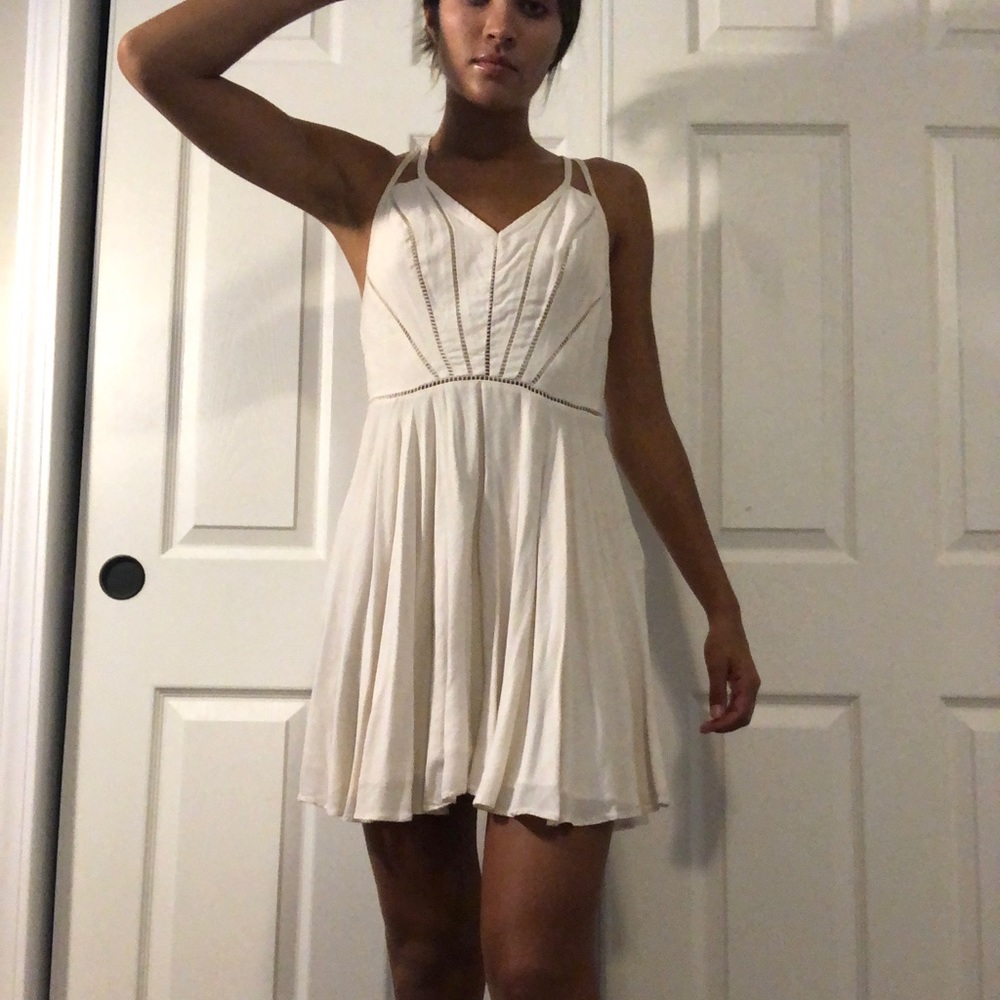 Urban Outfitters cream dress